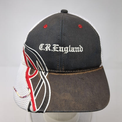 CR England Strapback Trucker Hat Multicolor OS Adjustable Embroidered Mesh Back