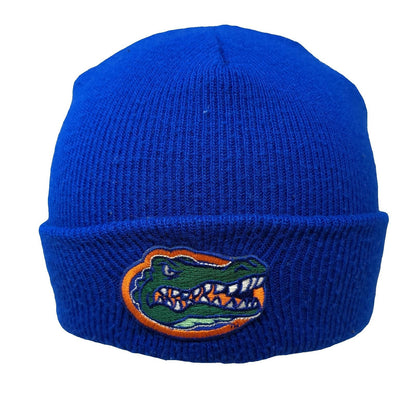 Florida Gators NCAA Beanie Blue One Size Embroidered Logo Cuffed Knit Winter Hat