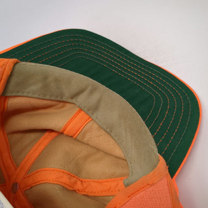Paramount Baseball Cap Orange L Thinsulate USA Thermal Hunting Hat Vintage