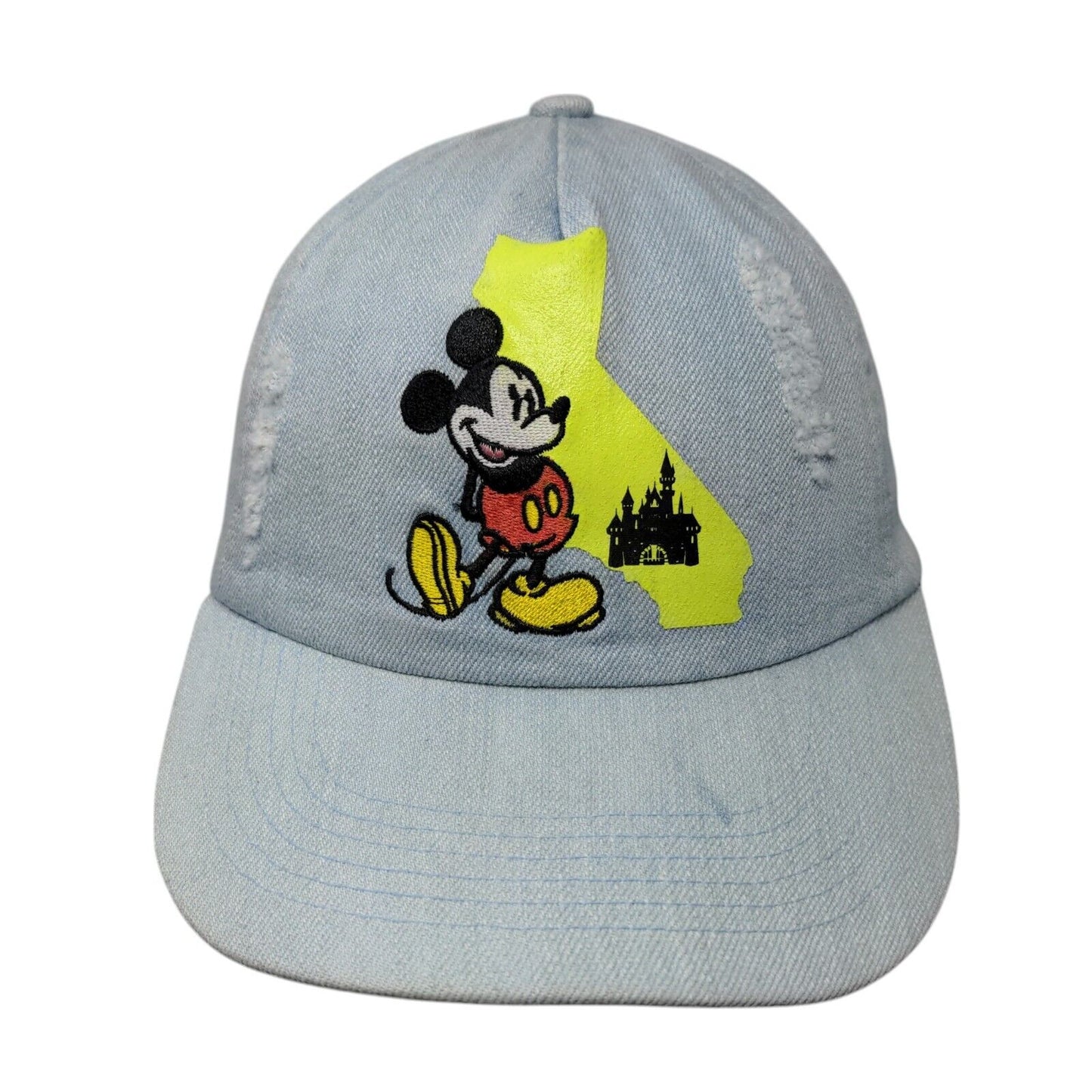 Mickey Mouse Slideback Hat Blue Adult Embroidered Disneyland Resort