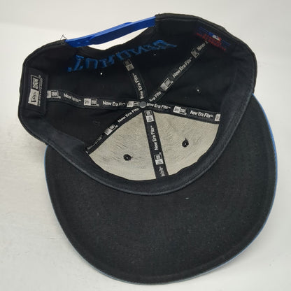 New Era Toronto Blue Jays MLB Snapback Black Blue Hat One Size Embroidered Logo