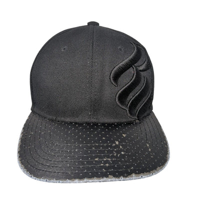 Rocawear Classics Snapback Hat Black One Size Adjustable Embroidered