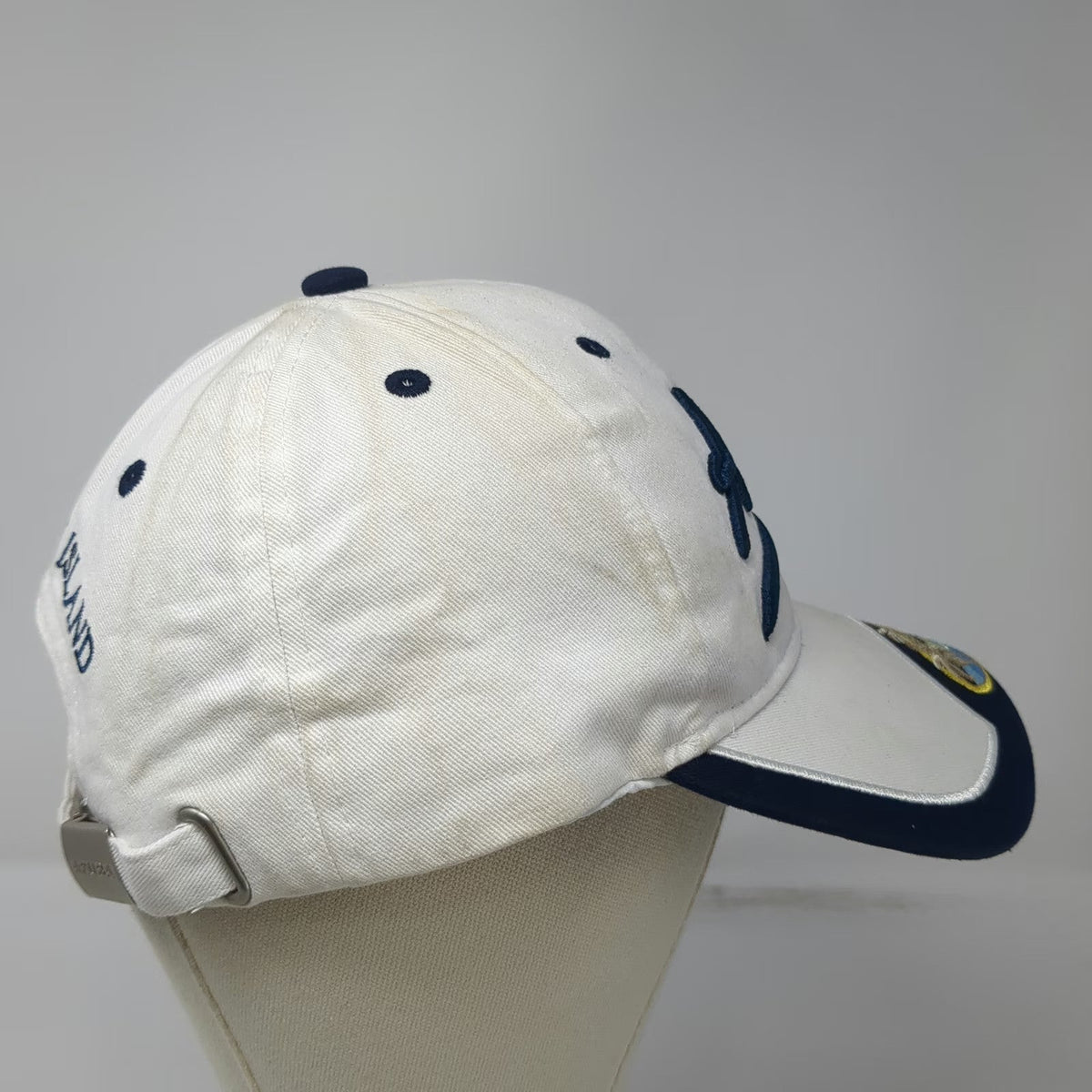 Tropical World Baseball Cap White One Size Aruba Happy Island Palm Tree hat