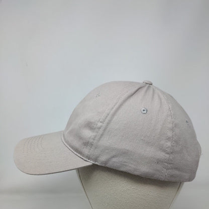 Unbranded Strapback Hat Tan One Size Adjustable Blank 6 Panel Solid