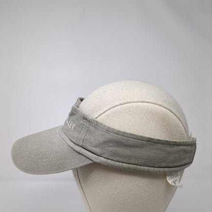Death Valley Strapback Sun Visor Hat Green One Size Adjustable Jhats