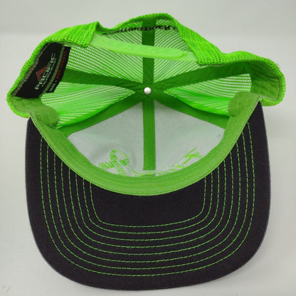 Fighting Tiger Ribbon Snapback Trucker Hat Multicolor OSFA Mesh Back