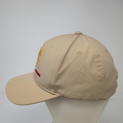 STB Select Baseball Cap Beige One Size Mexico Eagle Flag Strapback Polyester Hat