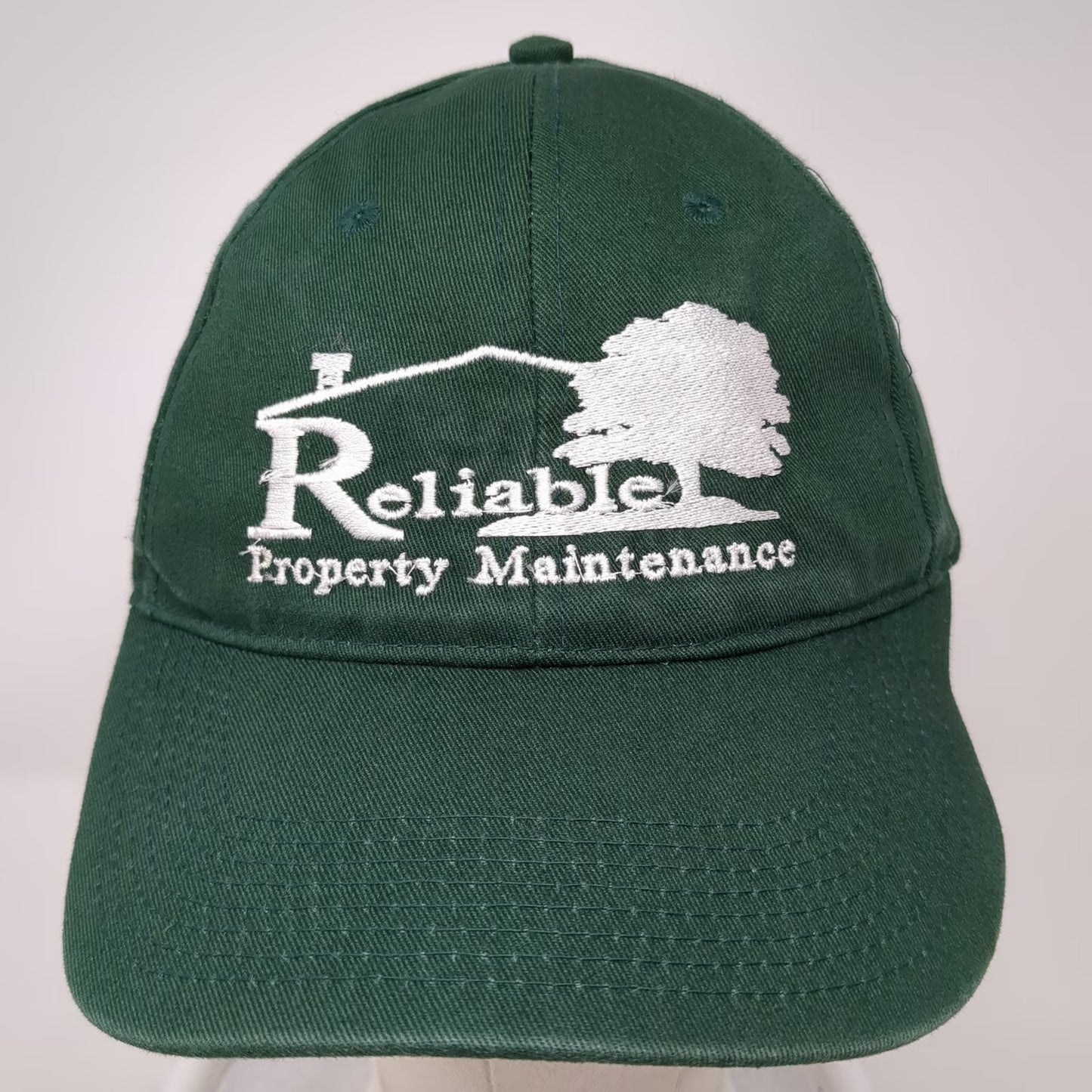 Bayside Baseball Cap Green OSFM Reliable Property Maintenance Made in USA Hat