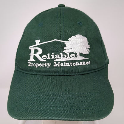 Bayside Baseball Cap Green OSFM Reliable Property Maintenance Made in USA Hat