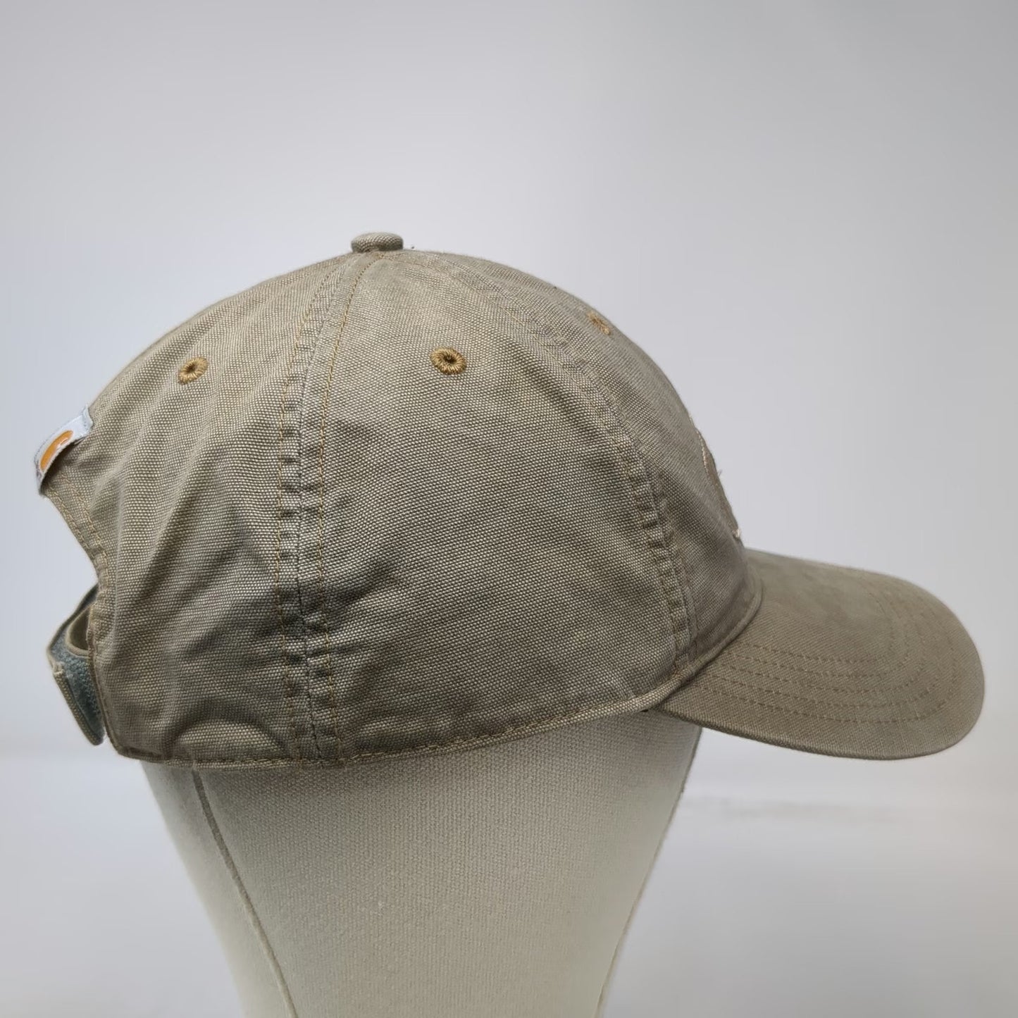 Carhartt Baseball Cap Brown One Size Camo Underbrim Since 1889 Hat Strapback