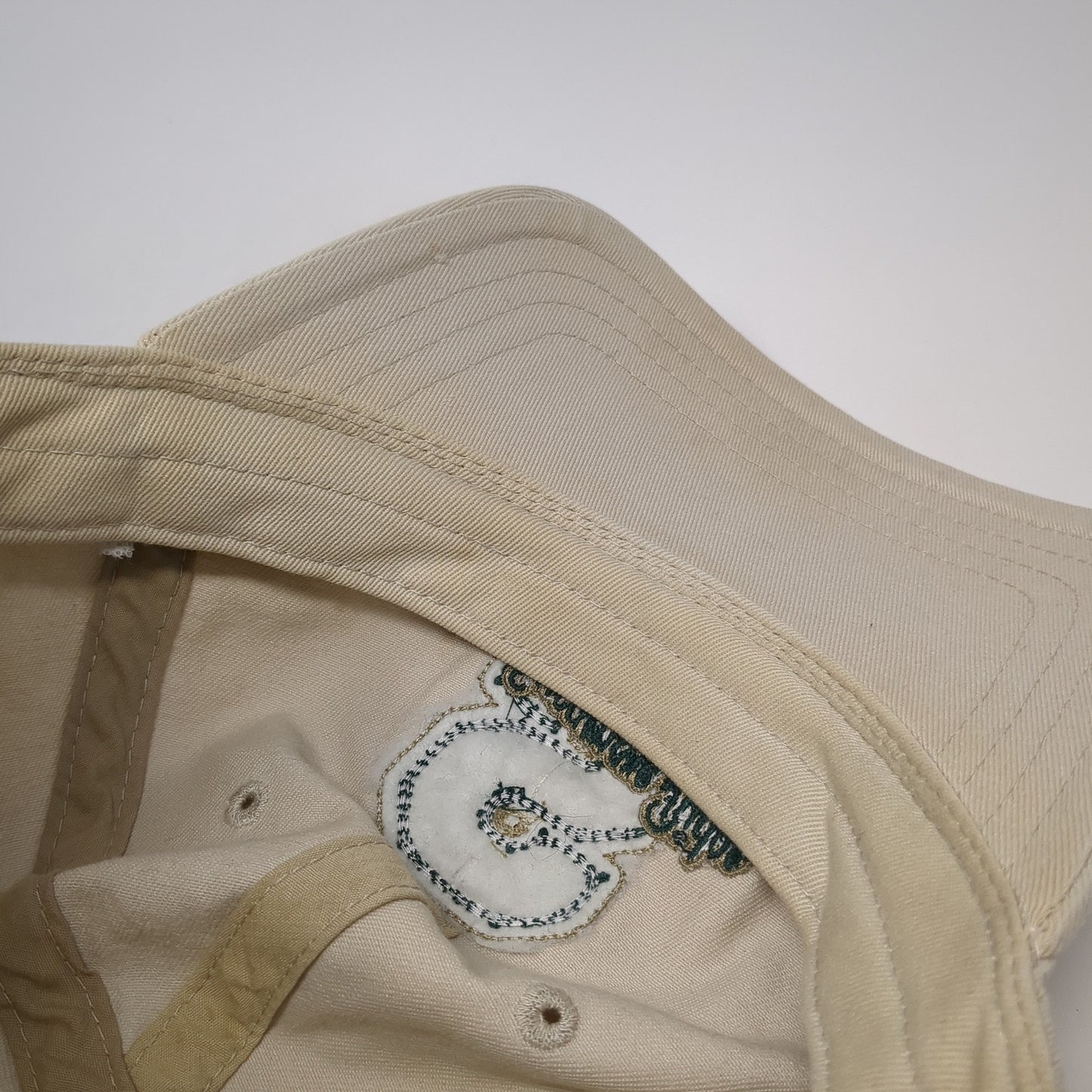 Sycamore Ridge Golf Course Baseball Cap Beige OS Adjustable Embroidered Pukka