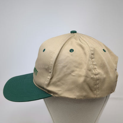 Nissun Cap Snapback Hat Beige Green One Size Embroidered Kuna Auto Mart