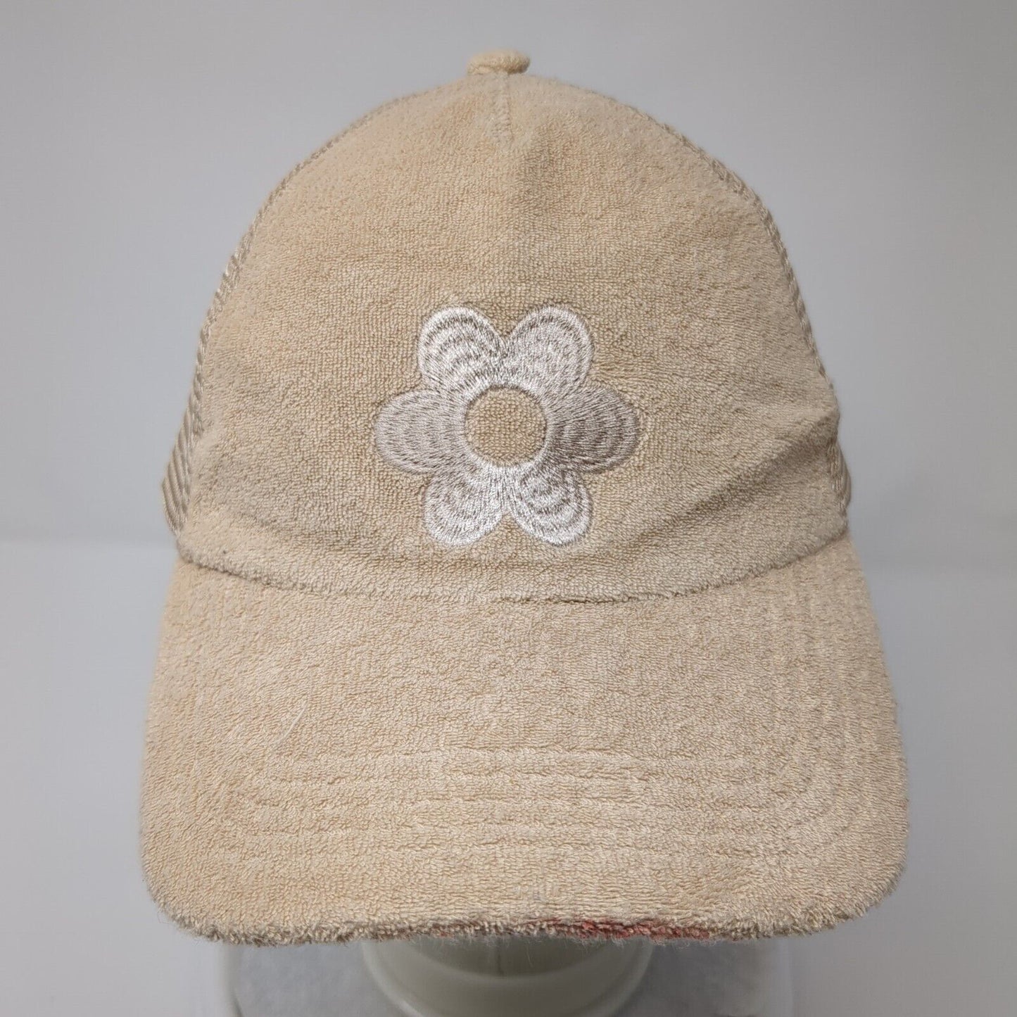 Divided by H&M Snapback Trucker Hat Tan One Size Flower Mesh Back