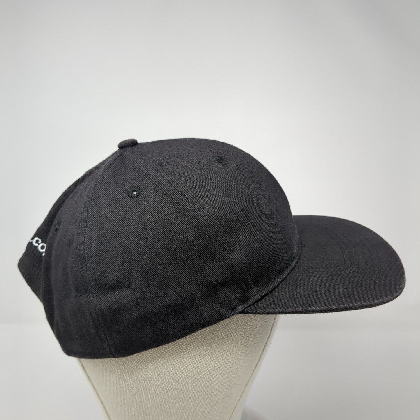 Red Line Oil Snapback Hat Black One Size Adjustable Embroidered 6 Panel Cotton