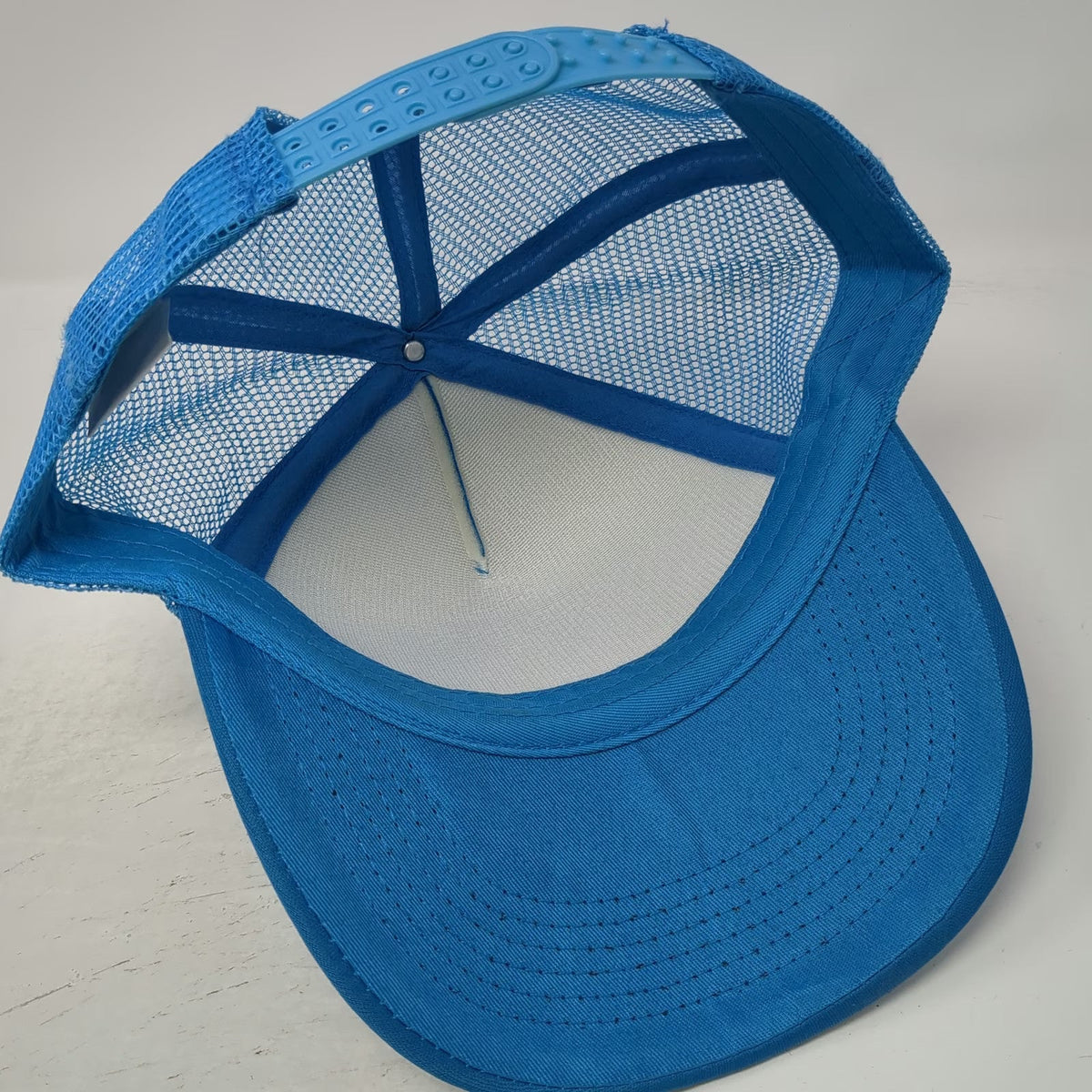 Cabo Paradise Blue Trucker Hat One Size Mesh Back Snapback Graphic Foam Crown
