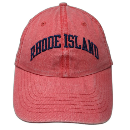 Stadium Graphics Rhode Island Red Baseball Cap One Size Blue Slideback Strap Hat