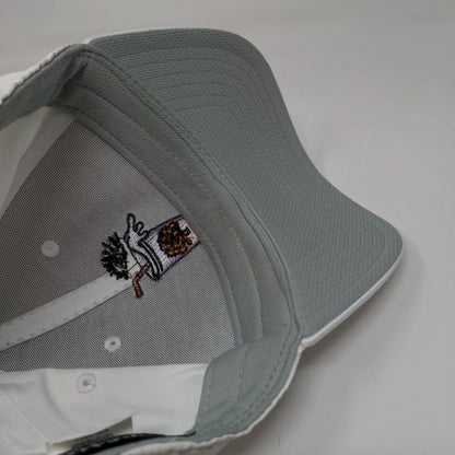 Purple Drink Strapback Hat White OSFA Embroidered Adjustable Imperial