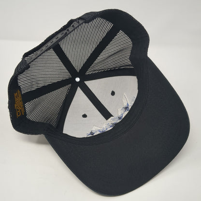 WM Western Mountain Est 1972 Snapback Trucker Hat Black OS Mesh Back Yupoong