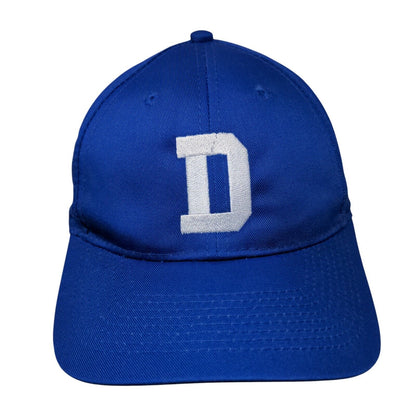 Letter D Slideback Hat Blue One Size Embroidered 6 Panel Port Authority