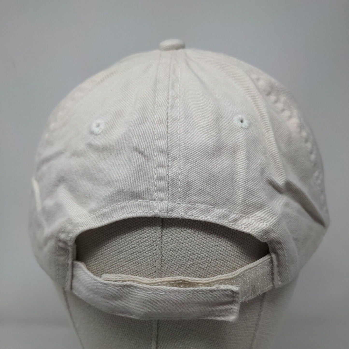 World Quest Orlando Strapback Hat Tan Cream One Size Embroidered Cap America