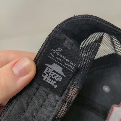 Pizza Hut Strapback Trucker Hat Black OSFA Adjustable Embroidered Employee Crew