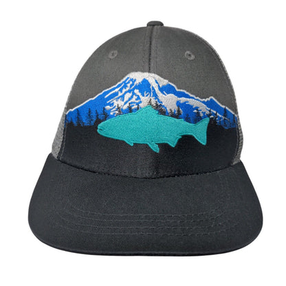 RepYourWater Mount Rainier Snapback Trucker Hat Multi One Size Mesh Back