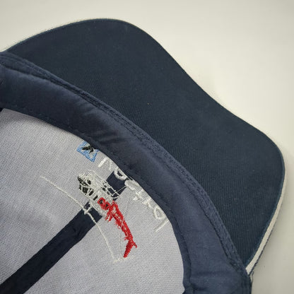 Winning Spirit Baseball Cap Blue One Size Helicopter Kestrel Aviation Logo Hat