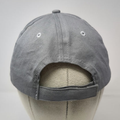 Hit Wear Baseball Cap Gray One Size RACC Embroidered Cotton Hat Strapback Logo
