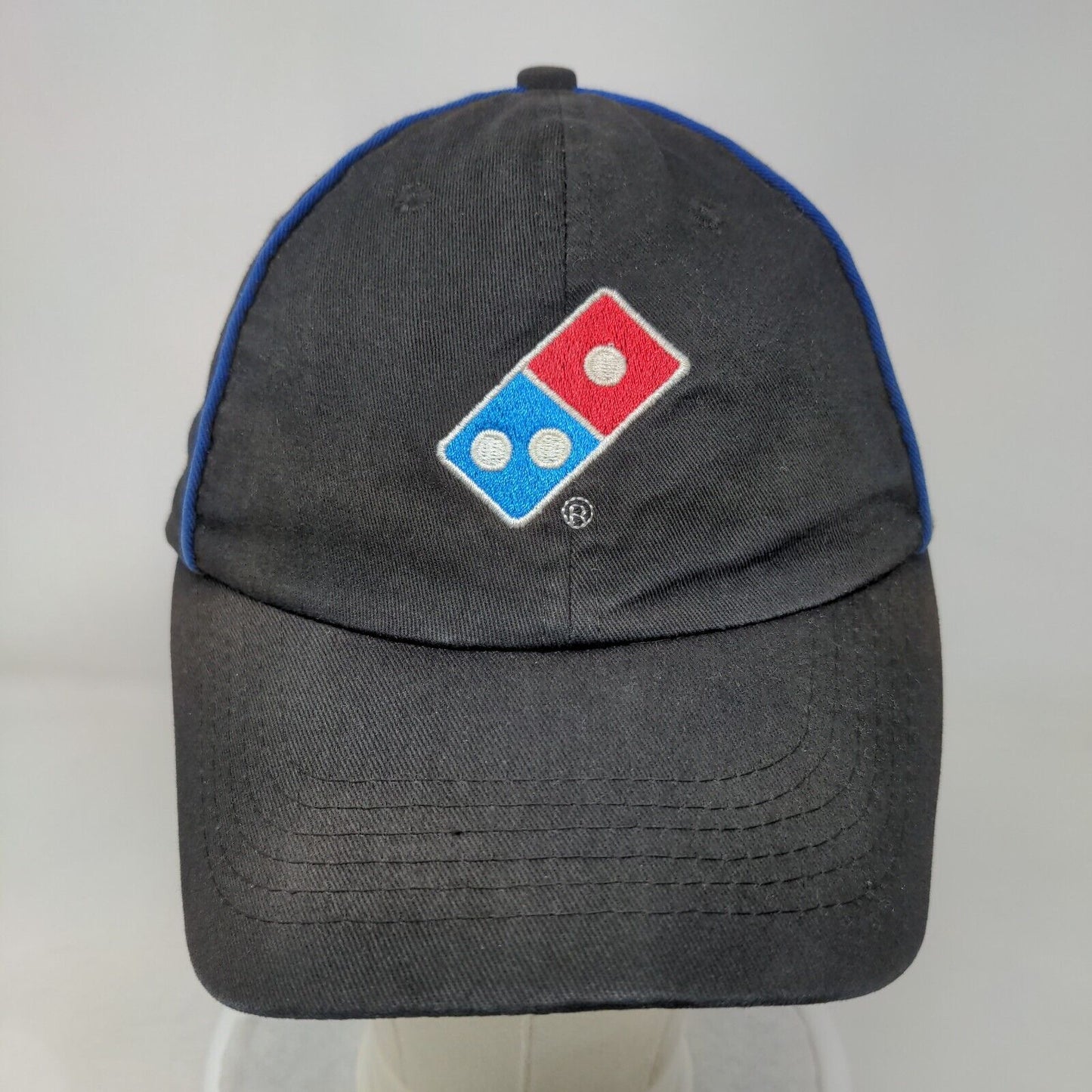 Domino's Pizza Strapback Hat Black One Size Embroidered Employee Uniform