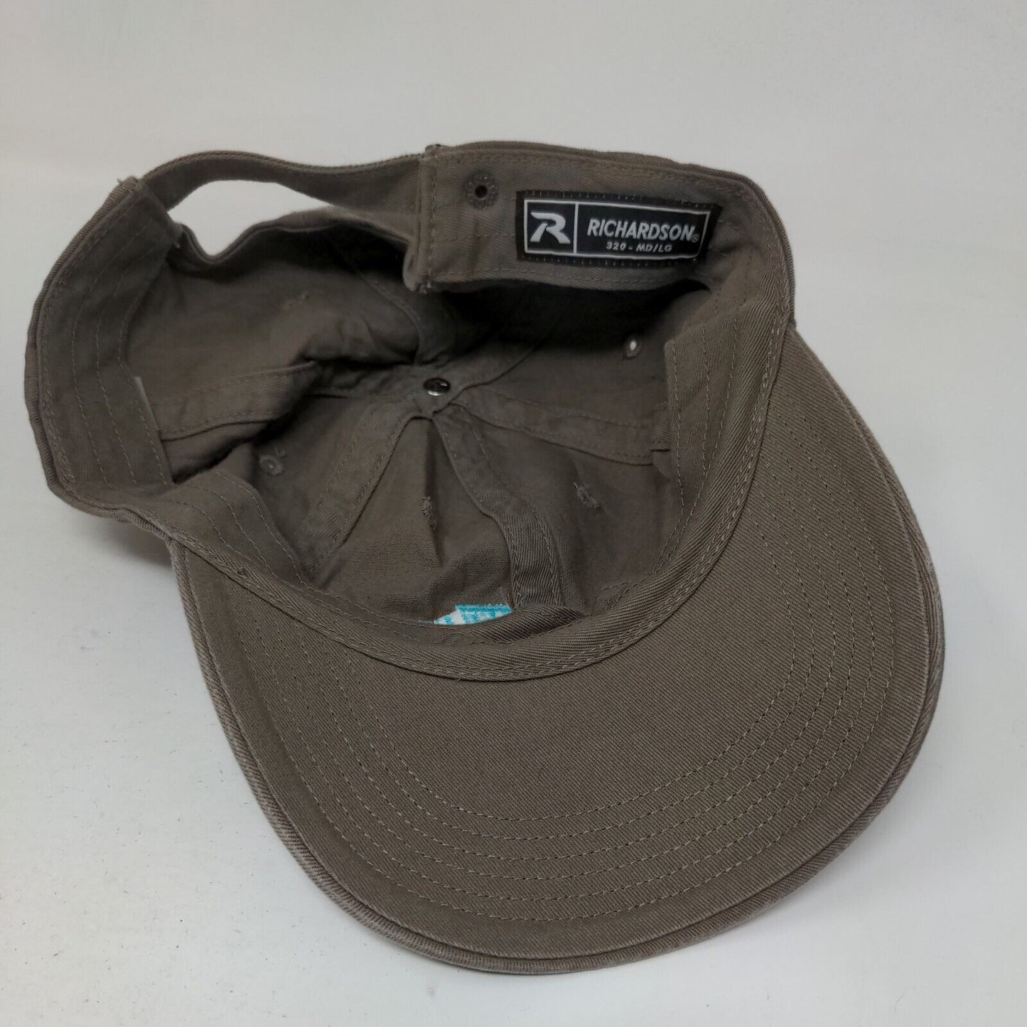 Turn 2 Specialty Companies Slideback Hat Tan M/L Embroidered 6 Panel Richardson