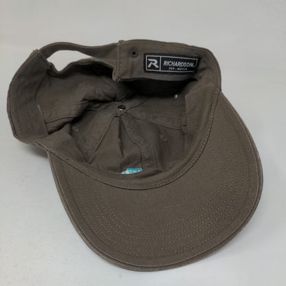 Turn 2 Specialty Companies Slideback Hat Tan M/L Embroidered 6 Panel Richardson