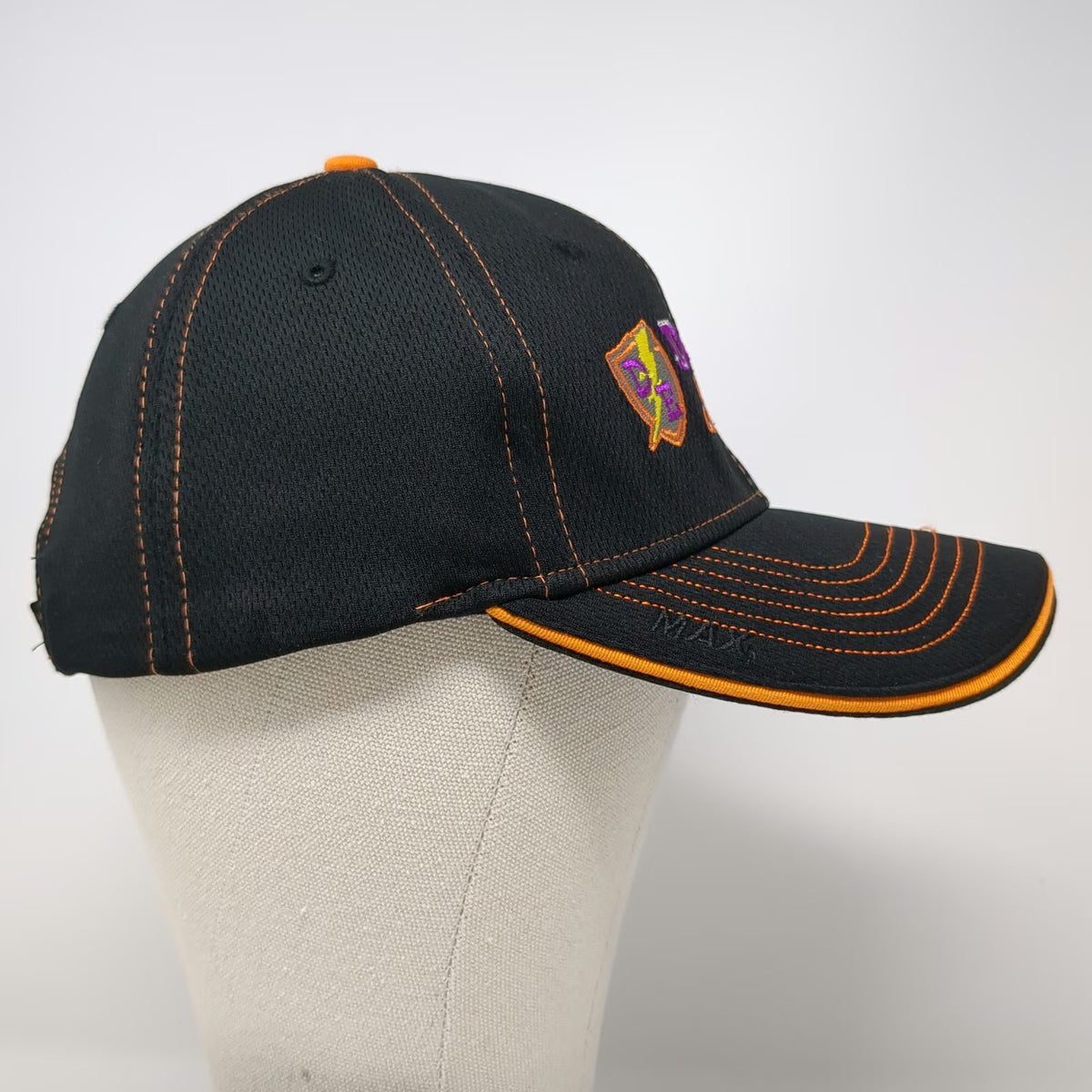 Triple Crown Baseball Cap Black One Size Strapback USA Flag Performance Hat