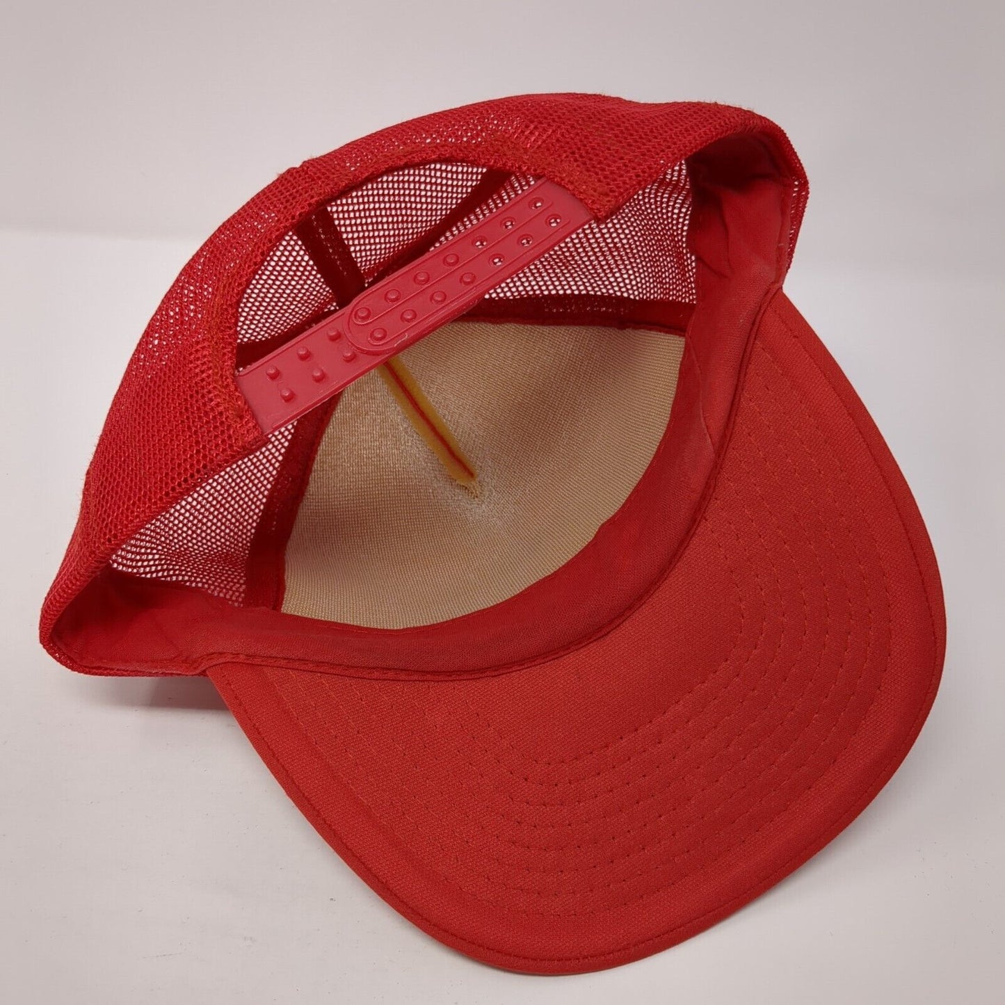 James Bayou Catfish Cookers Snapback Rope Trucker Hat Red One Size