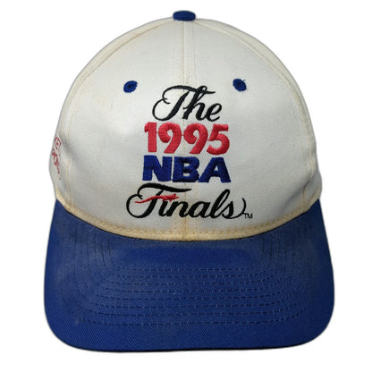 Logo 7 Snapback White Blue One Size 1995 NBA Finals Rockets Champions NBA Hat