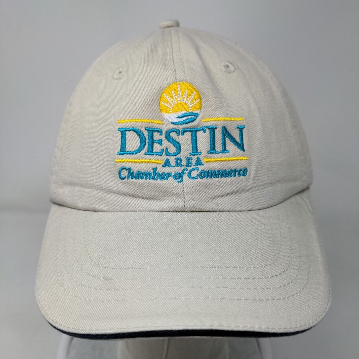 Destin Area Chamber Of Commerce Strapback Hat Tan One Size Adams
