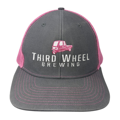 Third Wheel Brewing Snapback Trucker Hat Multi One Size Mesh Back