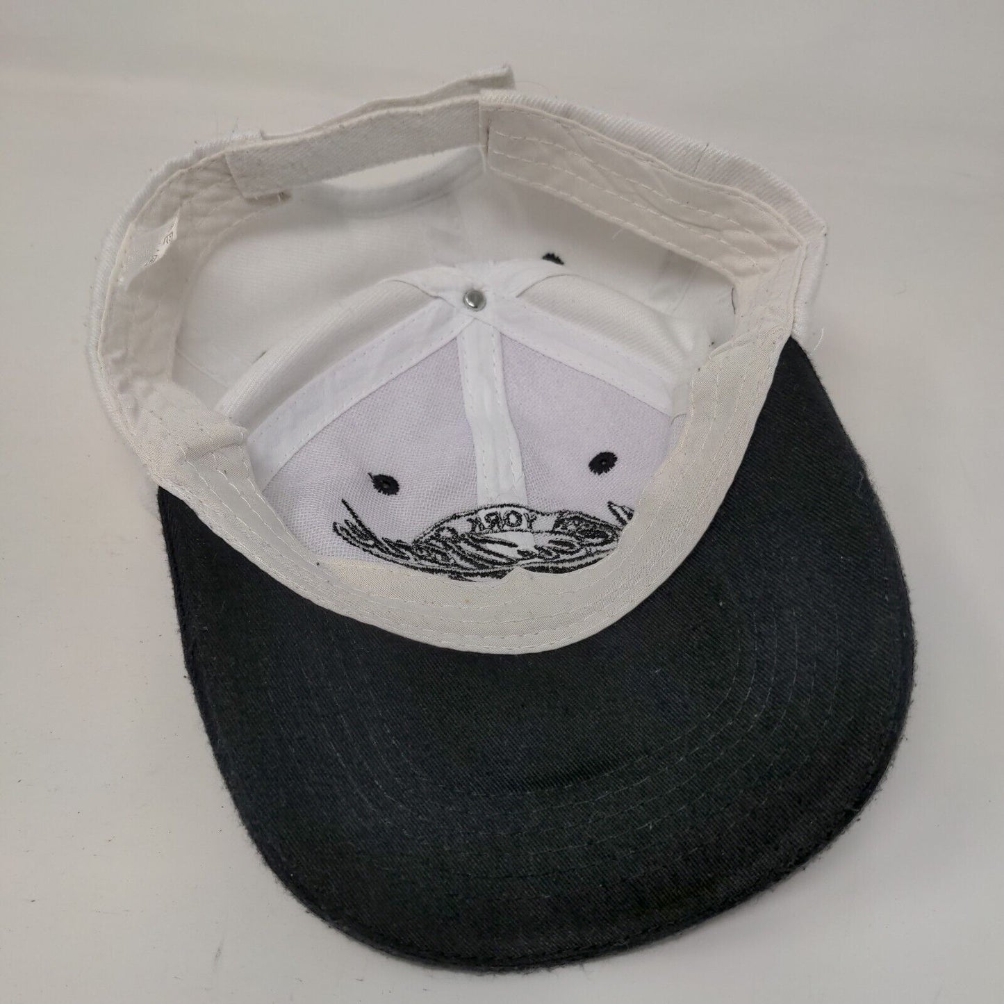 New York City Strapback Hat White One Size Adjustable Embroidered 6 Panel