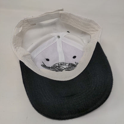 New York City Strapback Hat White One Size Adjustable Embroidered 6 Panel