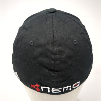 NEMO Fitted Hat Black 6 7/8-7 3/8 Embroidered 6 Panel Pacific Headwear