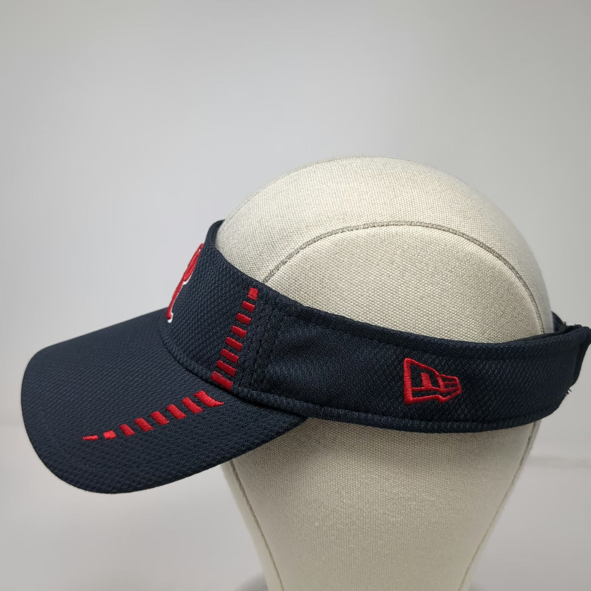 Tacoma Rainiers MiLB New Era Visor Blue One Size Polyester Strapback Hat R Logo
