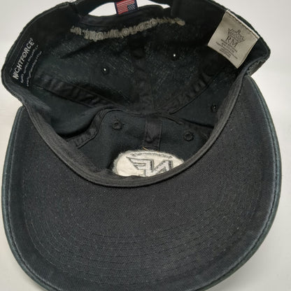 Nightforce Precision Optics Baseball Cap Black Gray One Size Strapback Hat