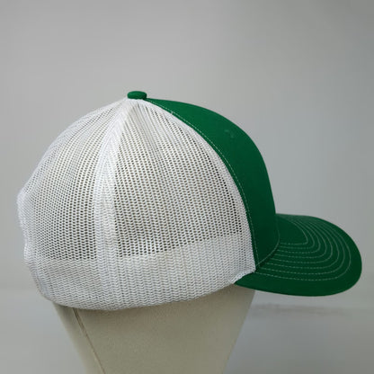 Richardson Trucker Hat Green White One Size Simplot Grower Solutions Snapback