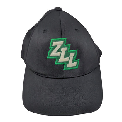 ZLL Fitted Hat Black XS Embroidered F3 Performance 6 Panel Pacific Headwear