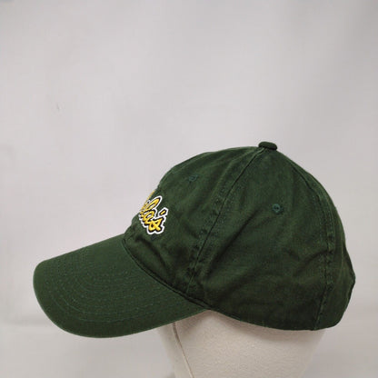 Cabela's Slideback Hat Green OSFM Adjustable Embroidered Vented Holes 6 Panel