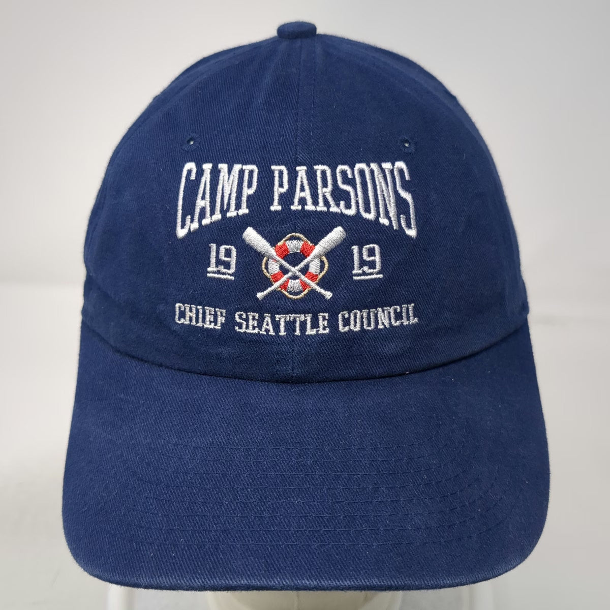 Cobra Baseball Cap Blue One Size Camp Parsons Chief Seattle Council Oars Hat