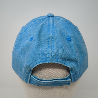 Tybee Island Georgia Strapback Hat Blue One Size Adjustable Outback