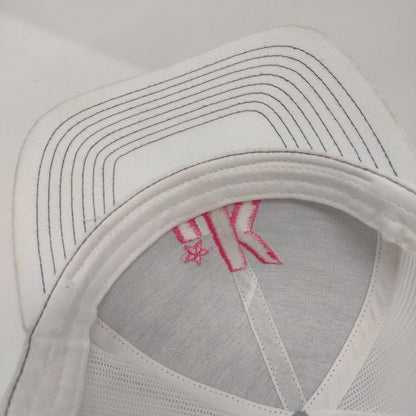 Pacific Headwear Snapback Mesh Back Trucker Hat Gray OSFA Embroidered