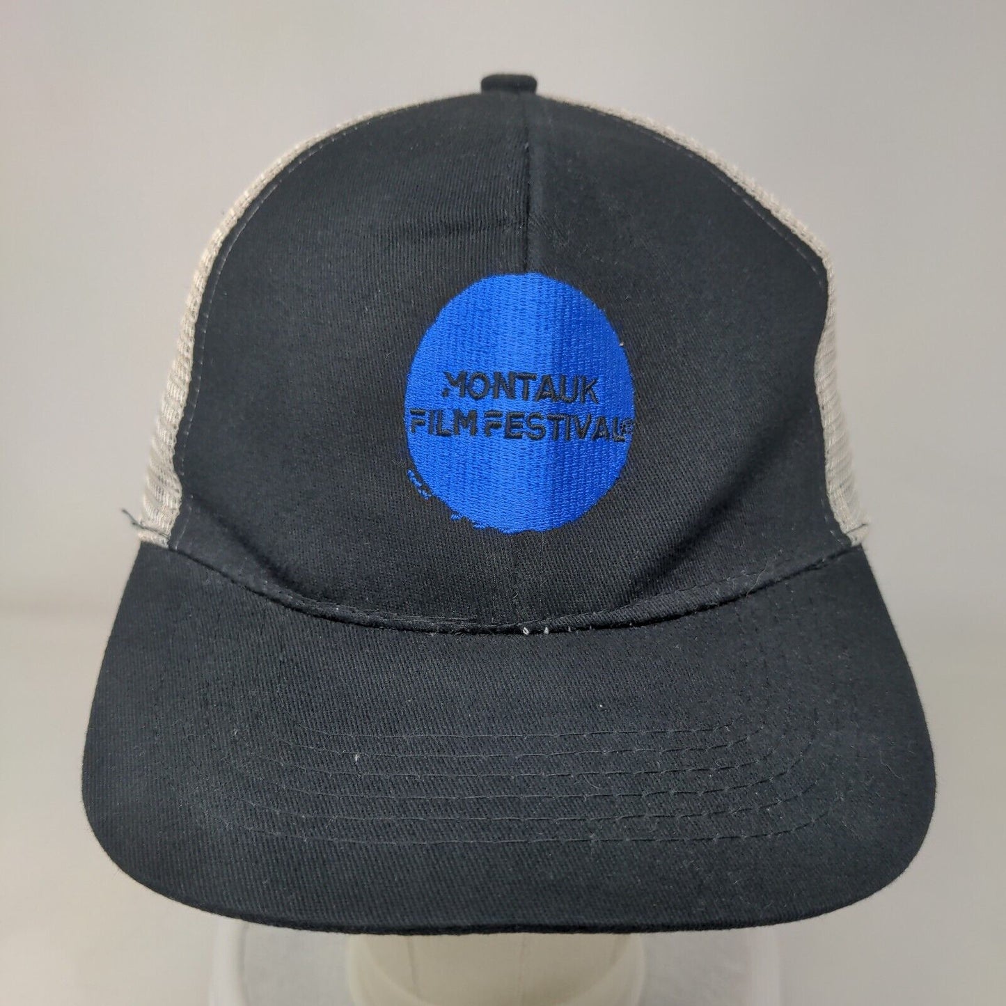 Montauk Film Festival Strapback Mesh Back Trucker Hat Black OSFA Hit Wear