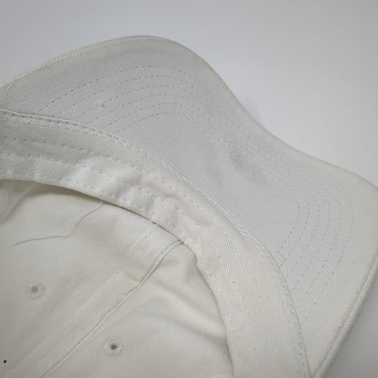 Unbranded Slideback Hat White Solid One Size Adjustable Blank Outdoor