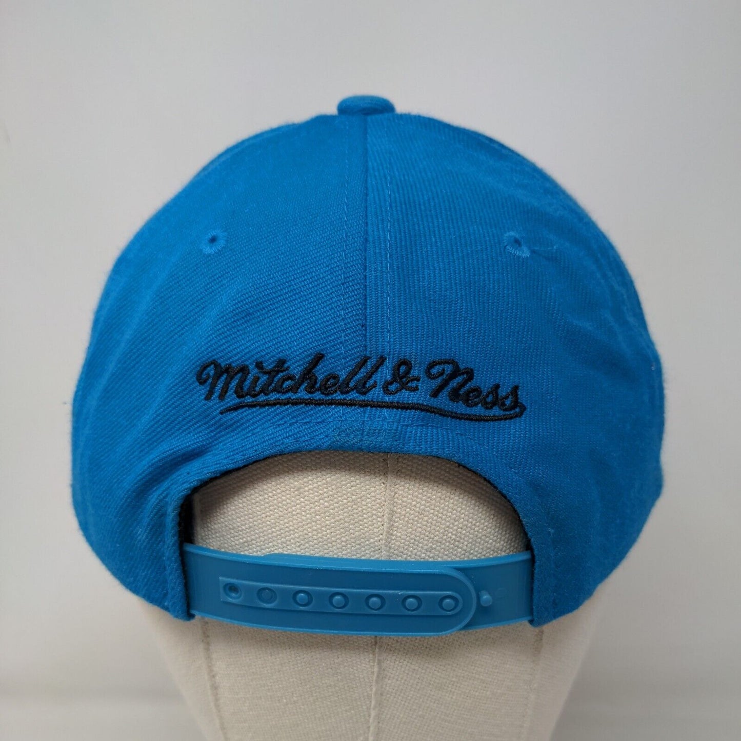 Mitchell & Ness Men's Snapback Hat Blue OSFA Embroidered Utah Jazz Logo